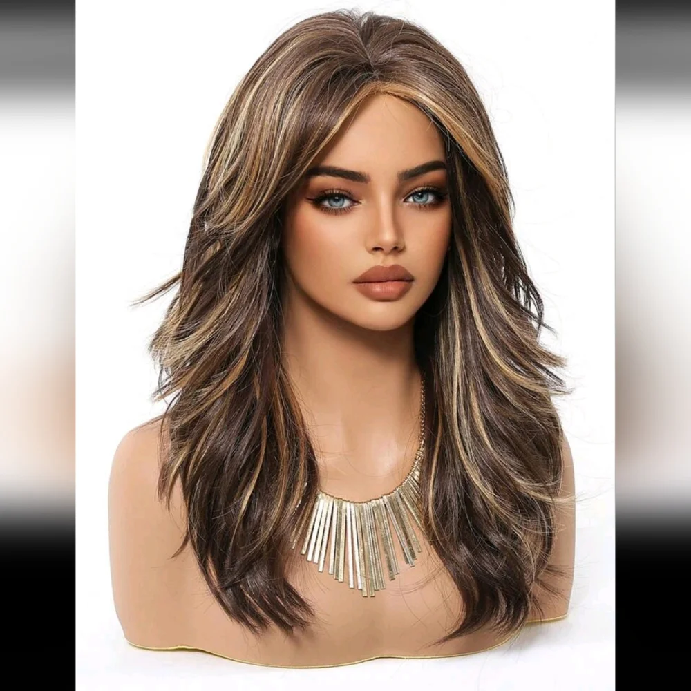 SALE ** BRAND NEW ** Stylish Brown and Blonde Women's Wig